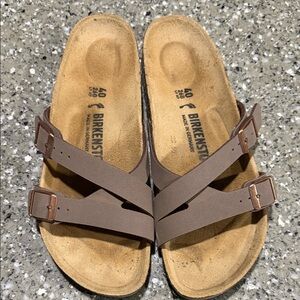 Birkenstock Tan Double Strap Sandals